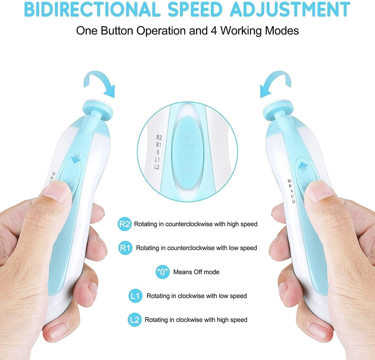 Electric Baby Nail Trimmer Set