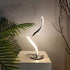 f55708f7e8625643807386f3c855a15cLED Spiral Table Lamp Curved Desk Bedside Lamp 