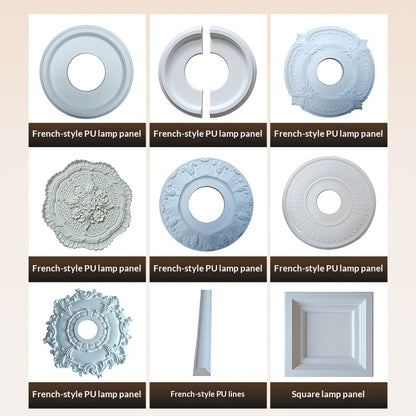 Round Ceiling Lamp Base European 