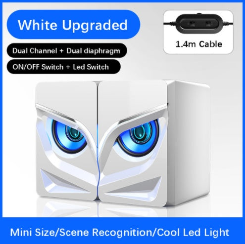 PC Gaming Speakers 2.0 Channel Stereo 