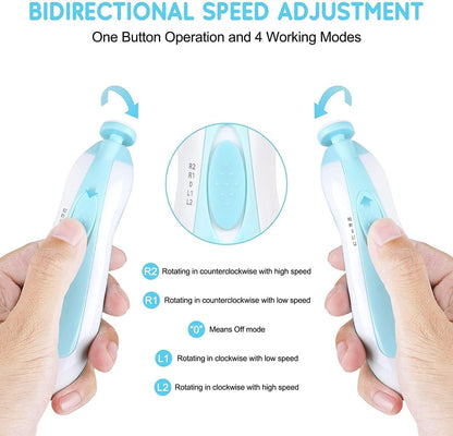 Electric Baby Nail Trimmer Set
