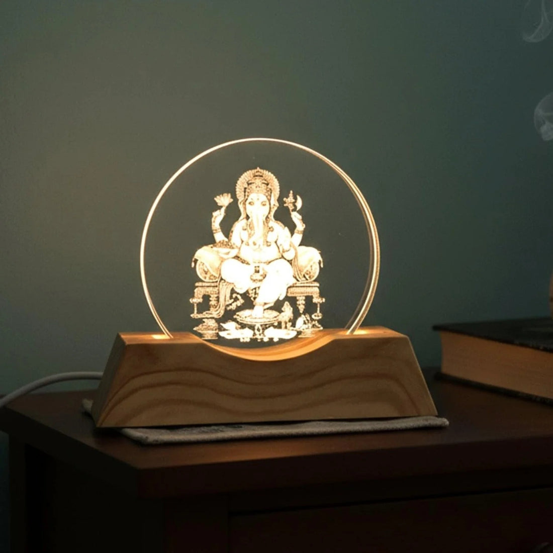 3D Lord Ganesha LED Night Lamp
