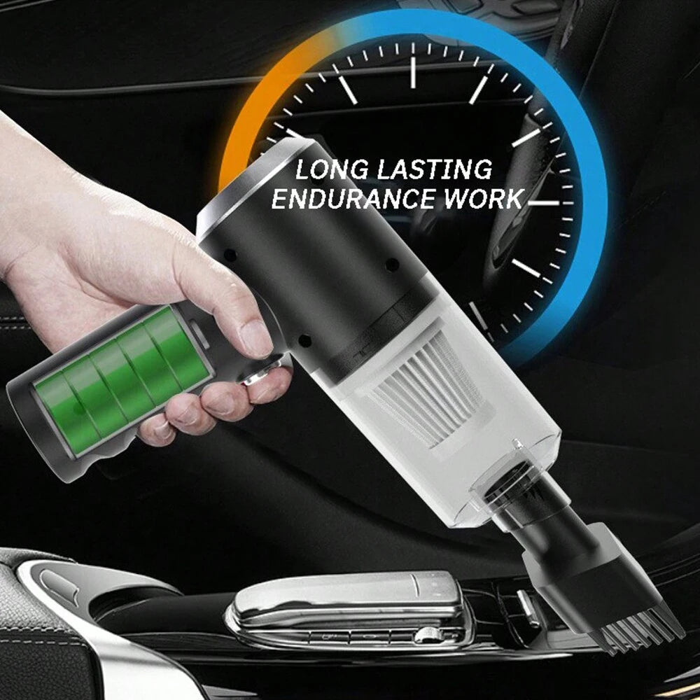 3-in-1 USB Vacuum Cleaner – Car & Home Portable Suction & Blower