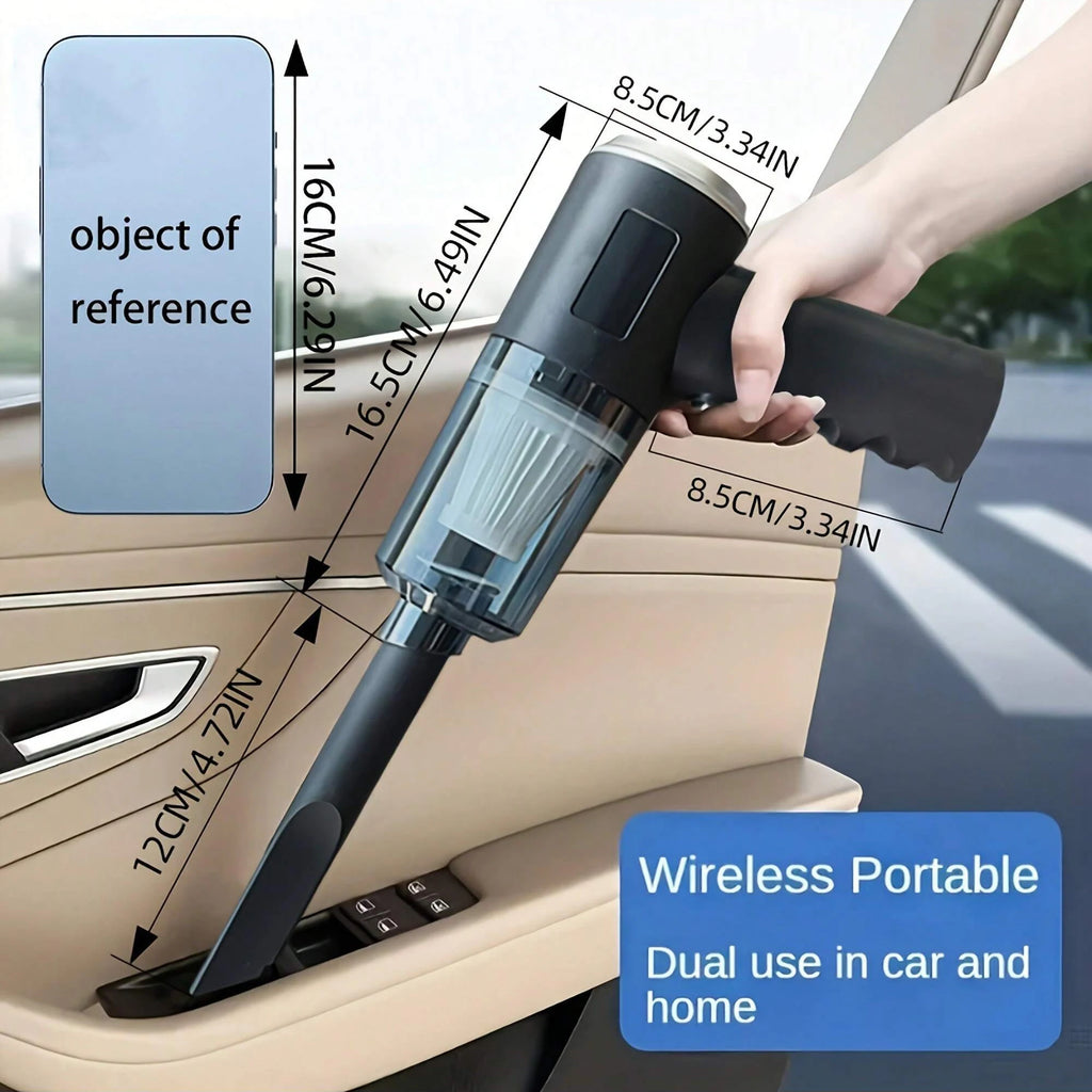 3-in-1 USB Vacuum Cleaner – Car & Home Portable Suction & Blower