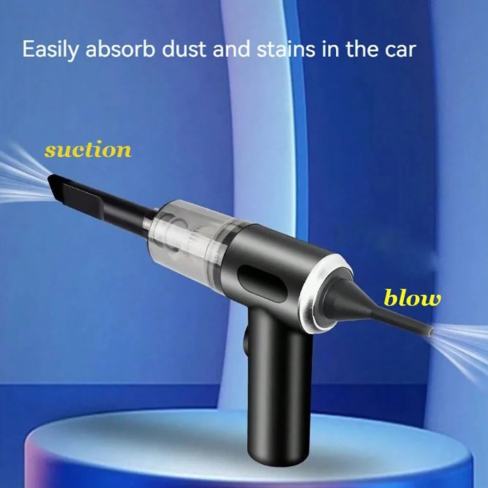 3-in-1 USB Vacuum Cleaner – Car & Home Portable Suction & Blower