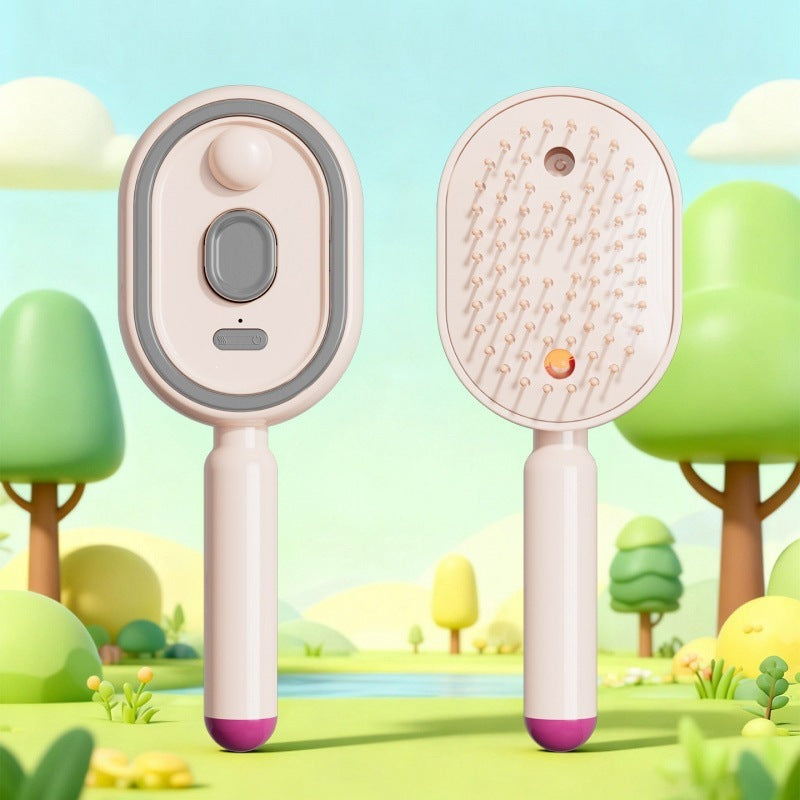 Electric Airbag Massage Comb With Mist Spray