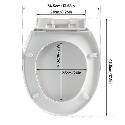 Quick Release Toilet Seat Soft Close