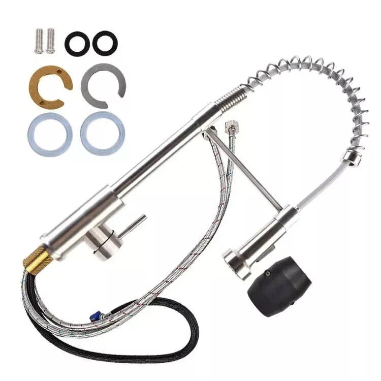 Modern pull out kitchen mixer tap for kitchen sink