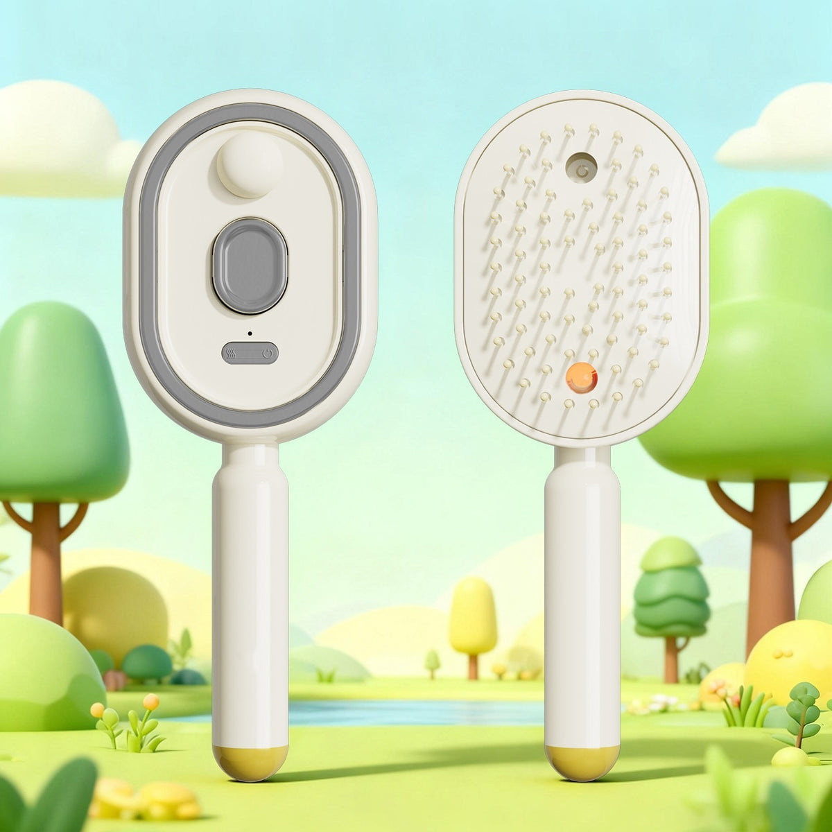 Electric Airbag Massage Comb With Mist Spray