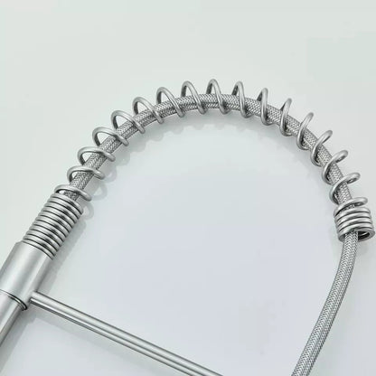 Pull out kitchen mixer tap single lever design