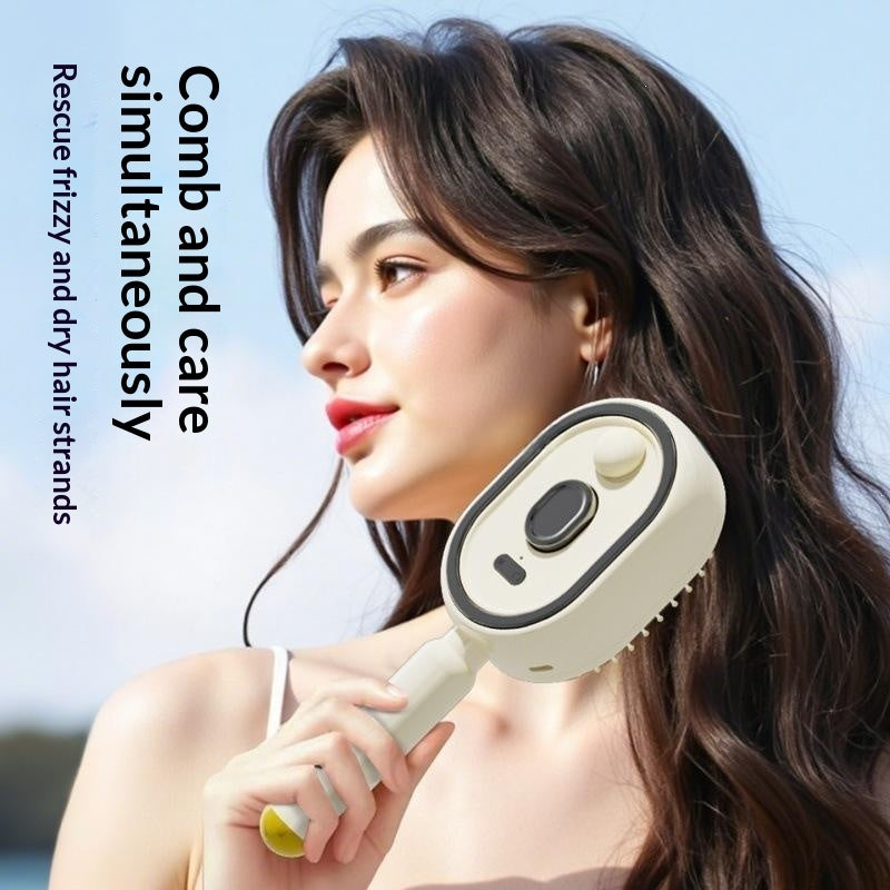Electric Airbag Massage Comb With Mist Spray