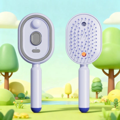 Electric Airbag Massage Comb With Mist Spray