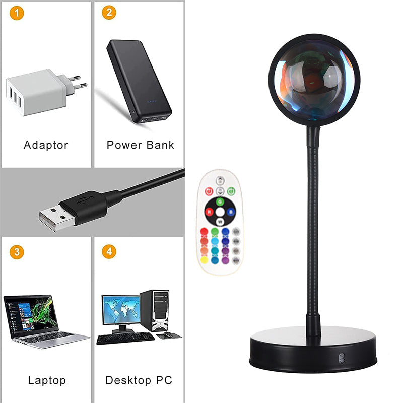 USB Desk Lamp Rainbow 